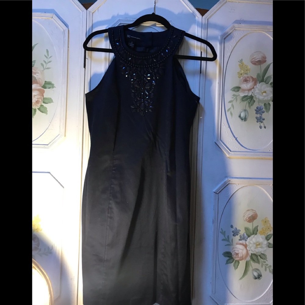Navy blue dress